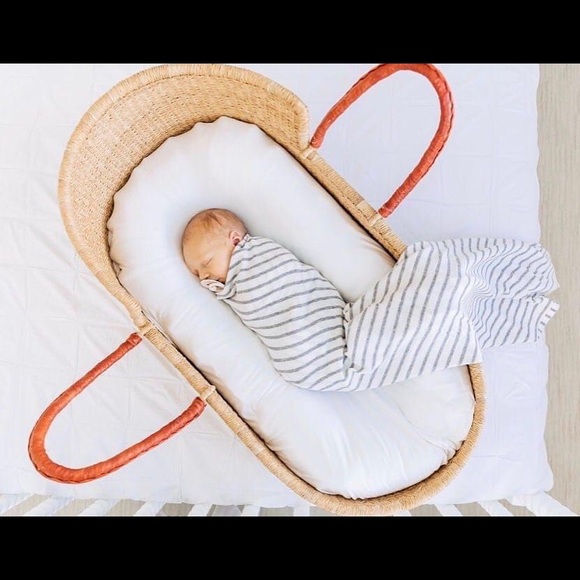 LouLou & Company Lucca Striped Swaddle Blanket - Picture 2 of 6